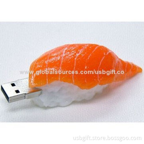 Delicious food USB flash drive, PVC material, 4GB